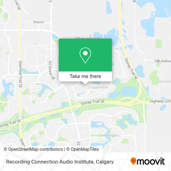 Recording Connection Audio Institute map
