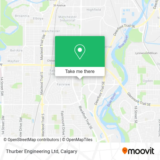 Thurber Engineering Ltd map