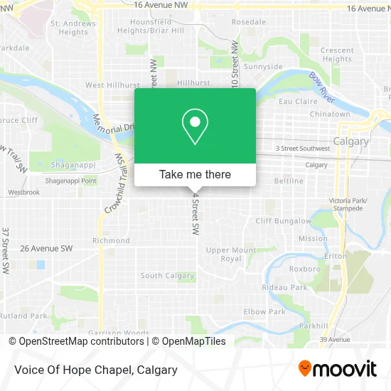 Voice Of Hope Chapel map