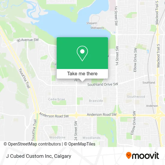 J Cubed Custom Inc map