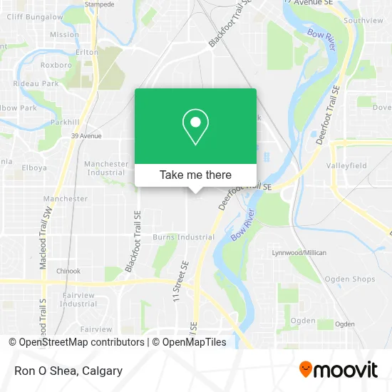 Ron O Shea map