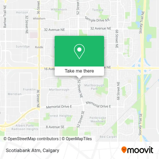 Scotiabank Atm map