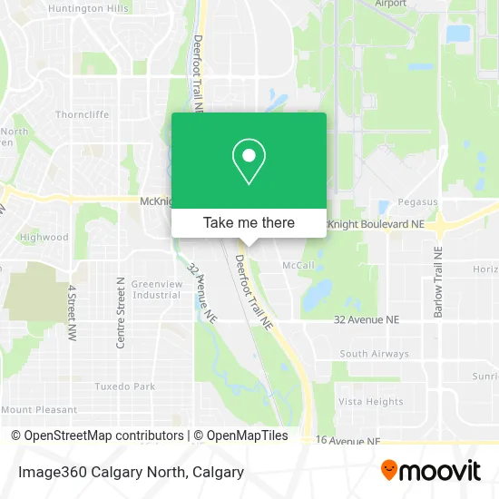 Image360 Calgary North map