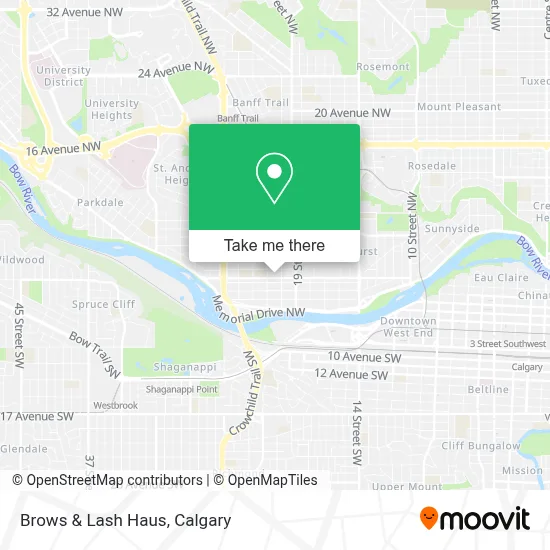 Brows & Lash Haus map