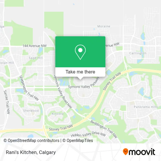 Rani's Kitchen map