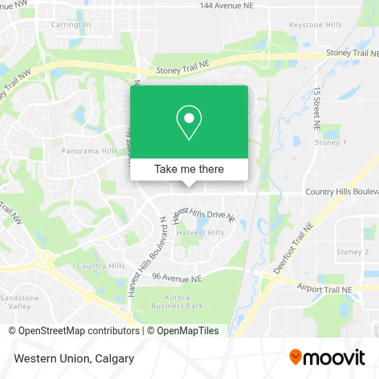 Western Union map