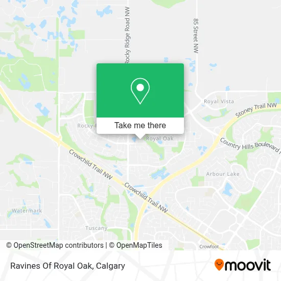 Ravines Of Royal Oak map