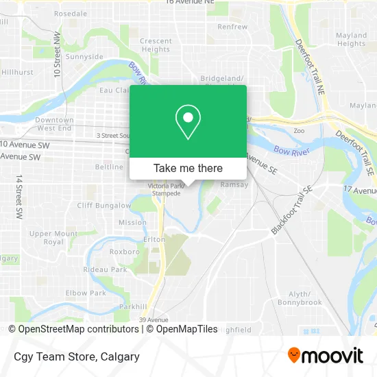 Cgy Team Store map