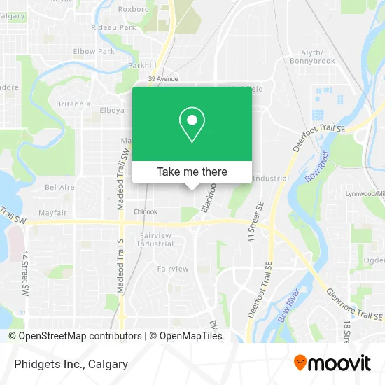 Phidgets Inc. map