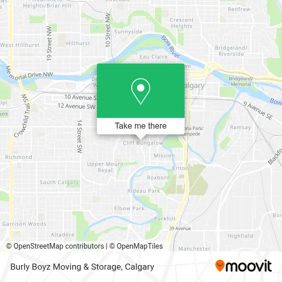 Burly Boyz Moving & Storage map