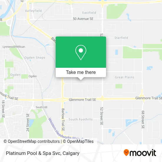 Platinum Pool & Spa Svc map