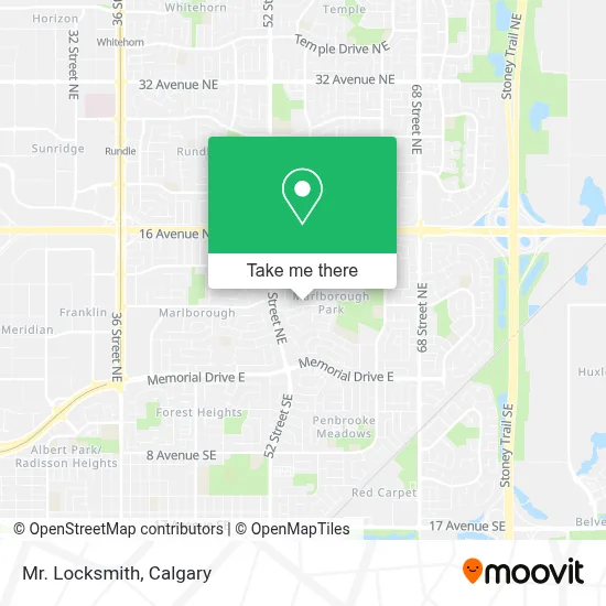 Mr. Locksmith map