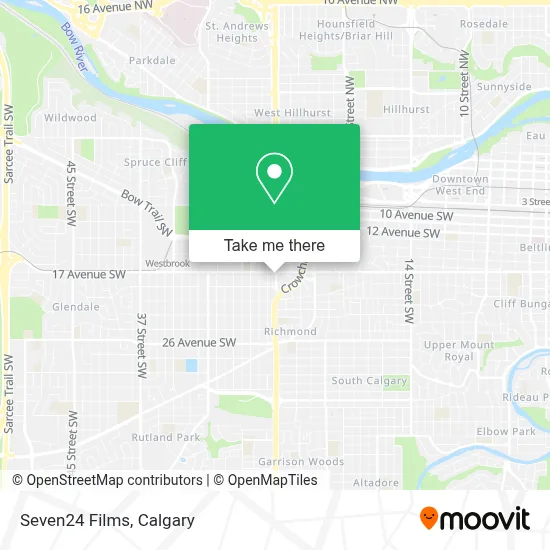 Seven24 Films map