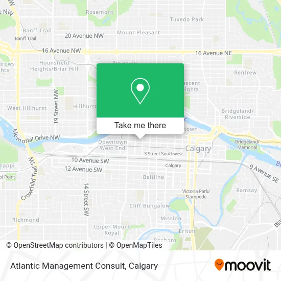 Atlantic Management Consult map