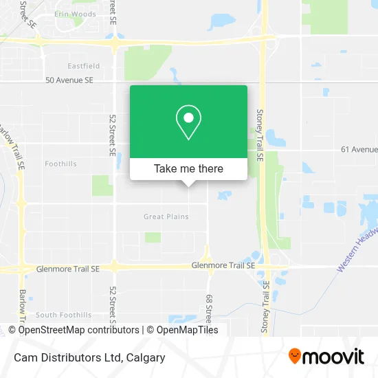 Cam Distributors Ltd map