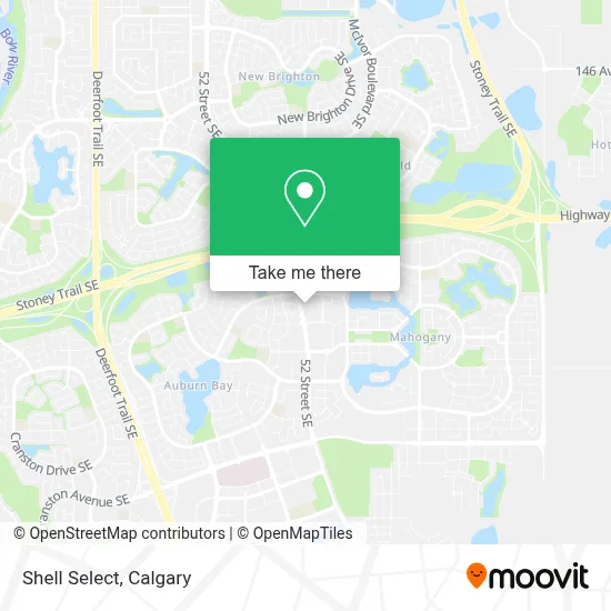 Shell Select map