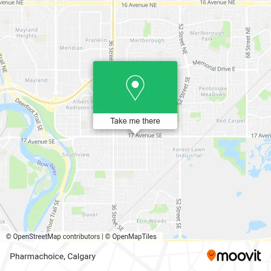 Pharmachoice map