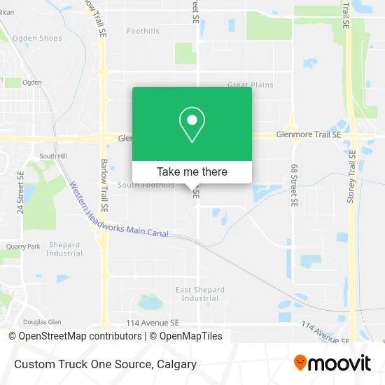 Custom Truck One Source map