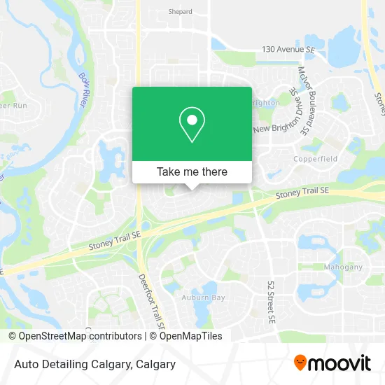 Auto Detailing Calgary map
