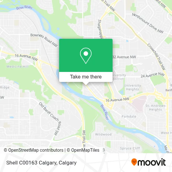 Shell C00163 Calgary map