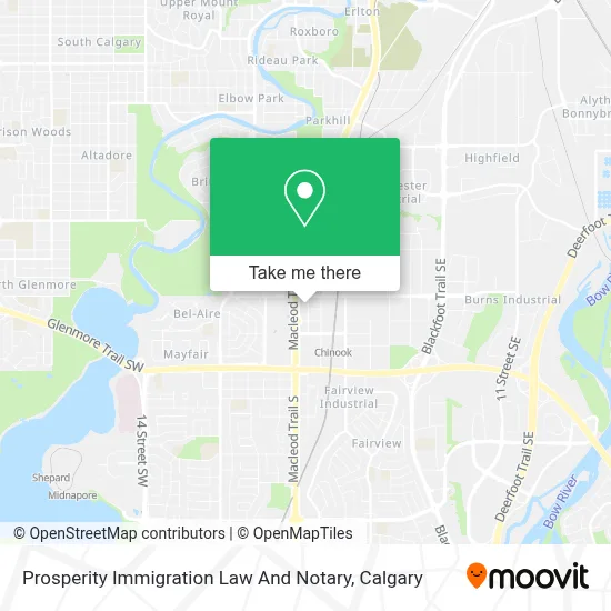Prosperity Immigration Law And Notary map