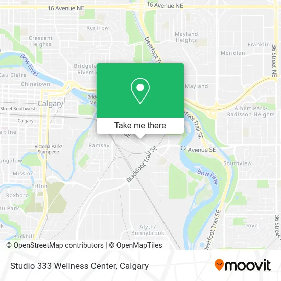 Studio 333 Wellness Center map