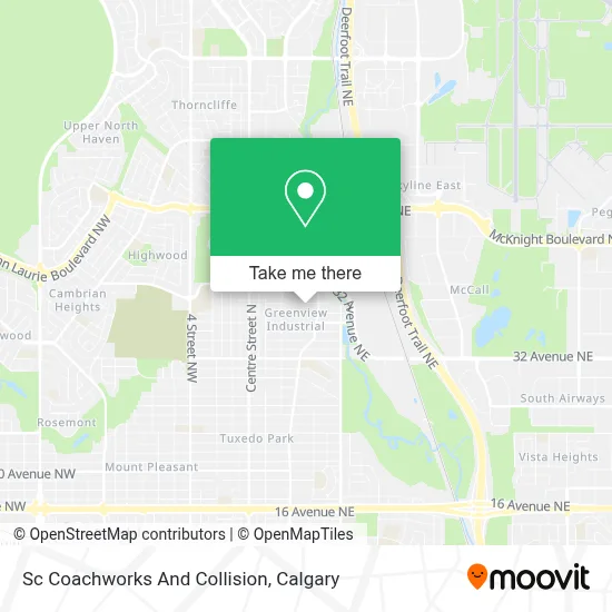 Sc Coachworks And Collision map