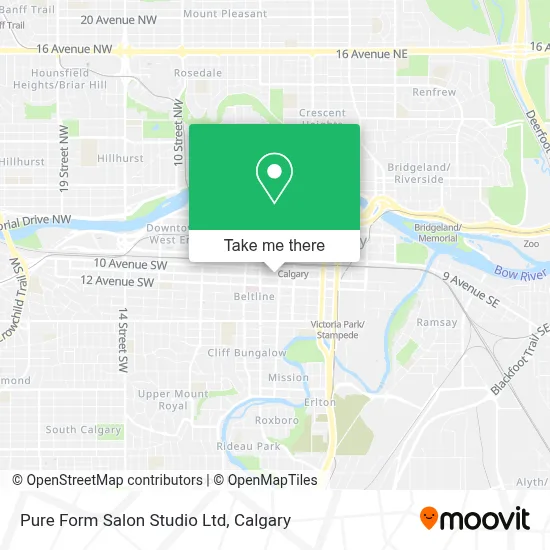 Pure Form Salon Studio Ltd map