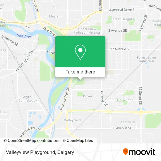 Valleyview Playground map