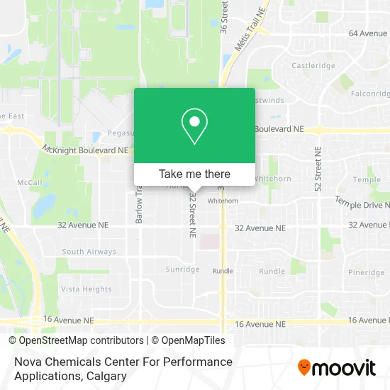 Nova Chemicals Center For Performance Applications map