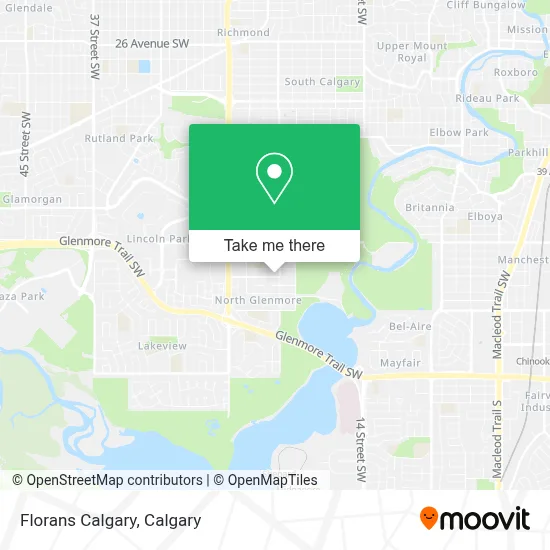 Florans Calgary map