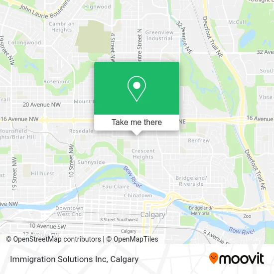 Immigration Solutions Inc map
