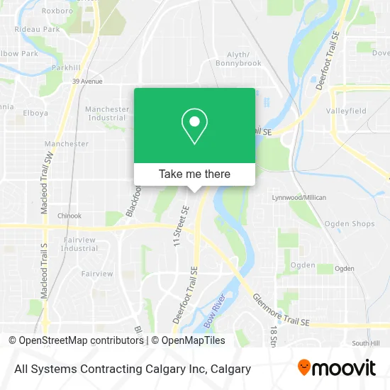 All Systems Contracting Calgary Inc map