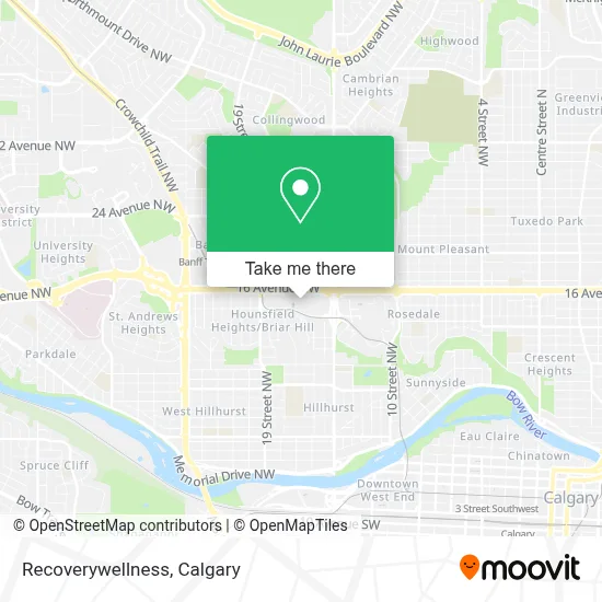 Recoverywellness map