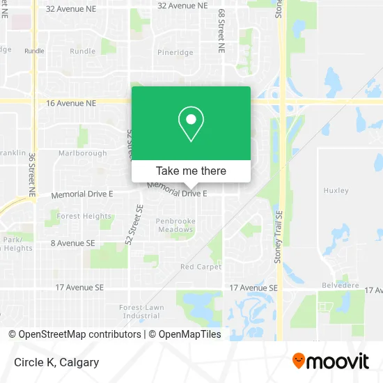 Circle K map