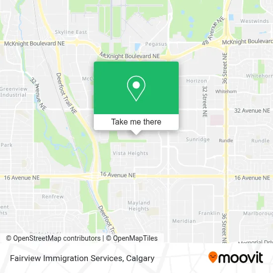 Fairview Immigration Services map