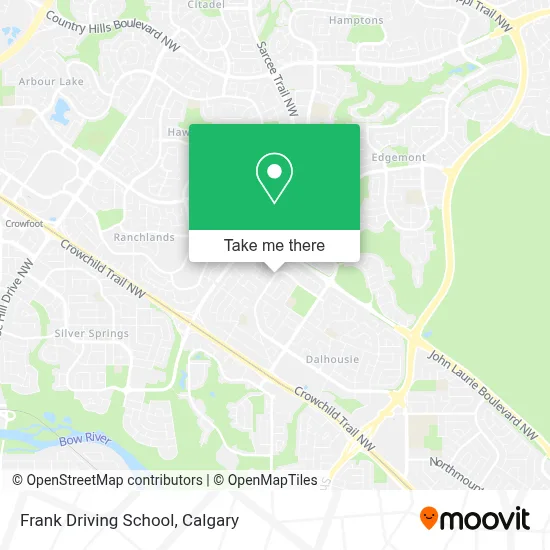 Frank Driving School map