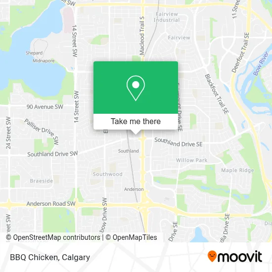 Bbq Chicken map