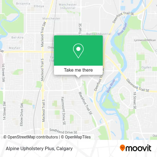 Alpine Upholstery Plus map