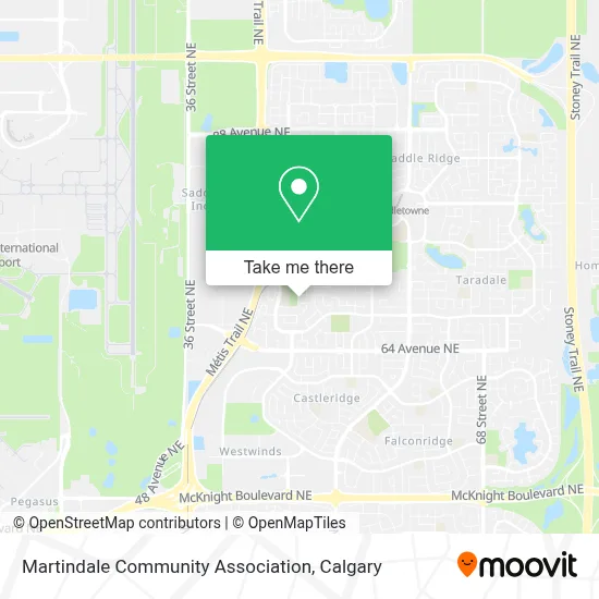 Martindale Community Association map