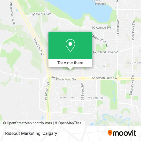 Rideout Marketing map