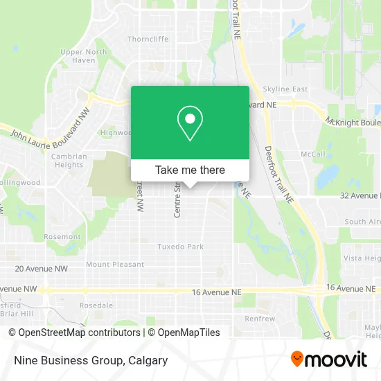 Nine Business Group map