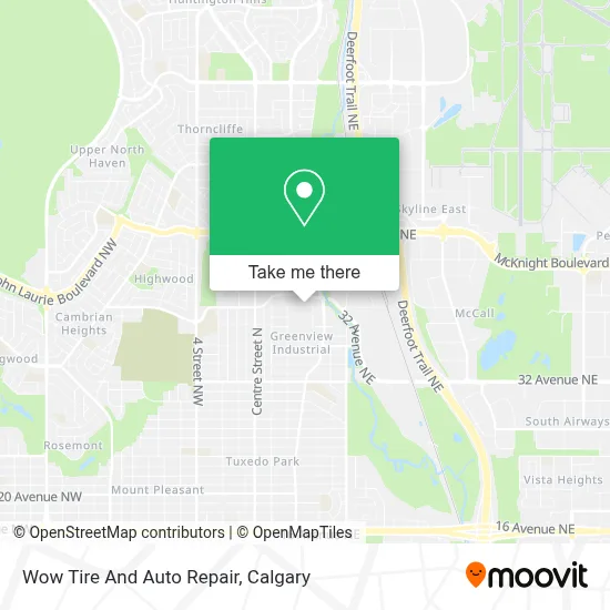 Wow Tire And Auto Repair map