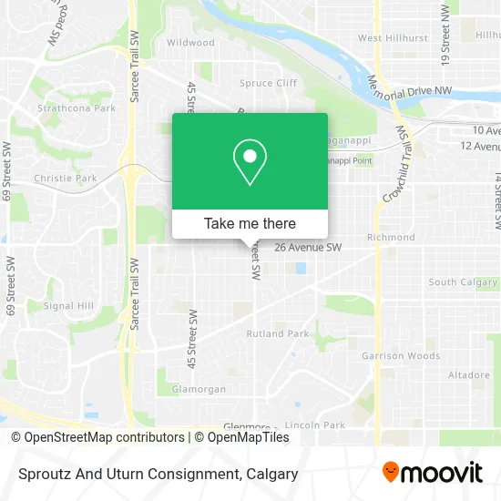 Sproutz And Uturn Consignment map