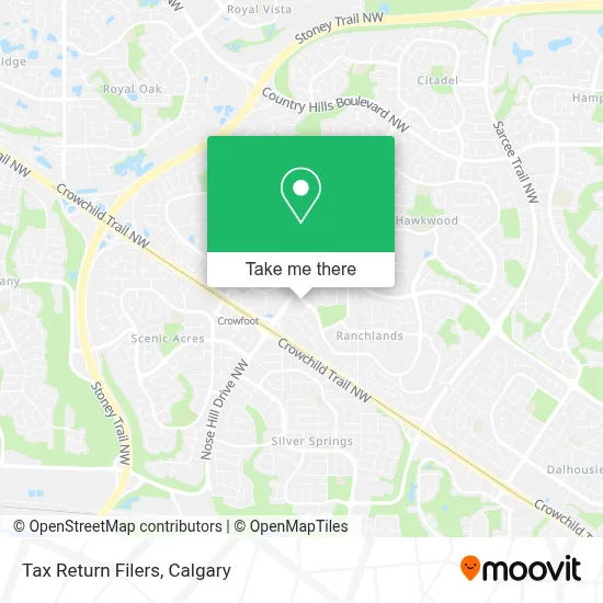 Tax Return Filers map