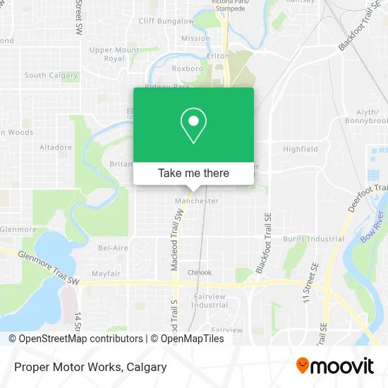 Proper Motor Works map