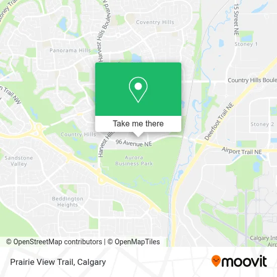 Prairie View Trail map