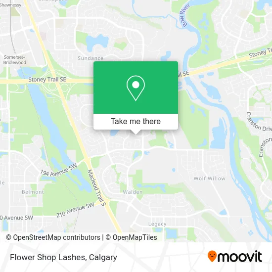 Flower Shop Lashes map