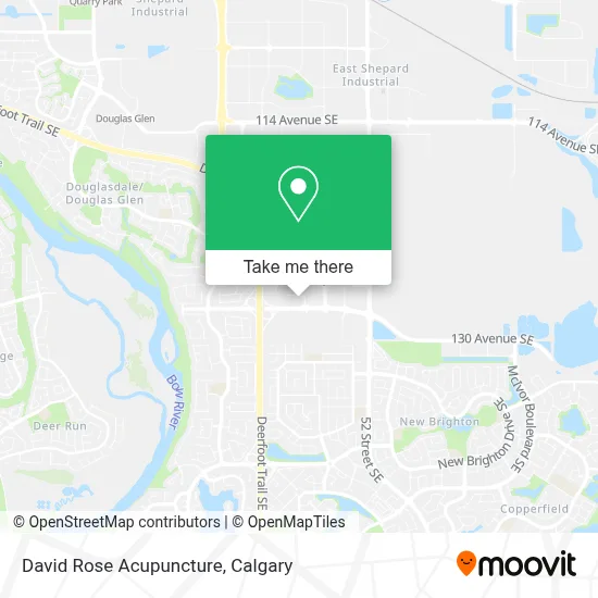 David Rose Acupuncture map