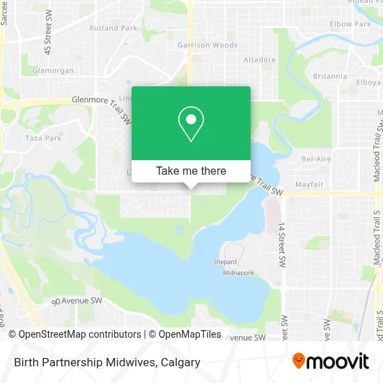 Birth Partnership Midwives map